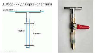 Отбор дистиллята из вакуума