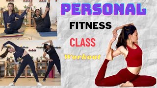 Personal Fitness class || Workout || 🧘 || Roshani vlog