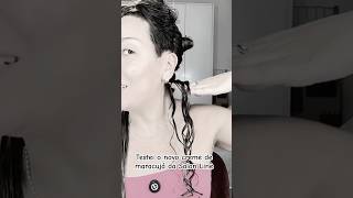 Testei o creme de maracujá da Salon line #hairtutorial #finalização #salonline #cachos #hairhacks