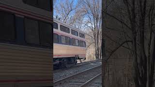 THREE Amtrak Business Cars on a Fast Amtrak 30!