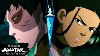 Katara casi cura la cicatriz de Zuko 💧 | Escena completa | Avatar: La leyenda de Aang