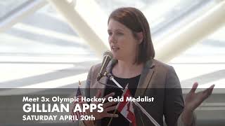 Meet 3x Olympic Hockey Gold Medalist - Gillian Apps at the US College Expo 2024!