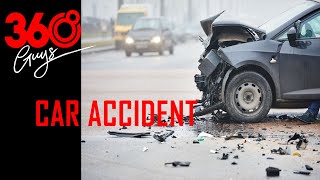 Car Accident and Heavy Traffic in Toronto: 360° VR Video (Full HD)