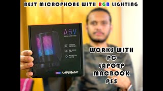 Fifine Ampligame Microphone with RGB | Unboxing | Review | 2022