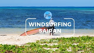 Windsurfing/Sailboarding at Micro Beach, Saipan, Northern Mariana Islands