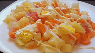 Potato salad recipe| Russian salad| best healthy tasty salad