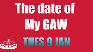 Announcing the date of 150 sub GAW