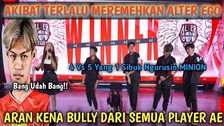 MAHAL!! ARAN KENA BULLY SEMUA PLAYER ALTER EGO - INTERVIEW ALTER EGO EMANG GAK PERNAH GAGAL