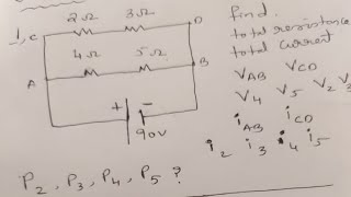 mixed circuit sums in current electricity practice sums