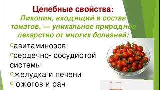 Ешьте 6 ПОМИДОРОВ ежедневно - содержат АНТИОКСИДАНТ ЛИКОПИН. Борис Бурда о пользе ПОМИДОРОВ