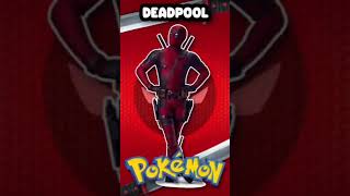 DEADPOOL x POKEMON ☠️ #pokémon #deadpool al contrario