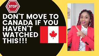 Don't move to Canada if you haven't watched this video|what i wish i knew before moving to canada