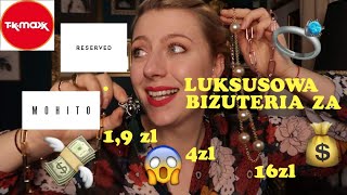 💸 LUKSUSOWA BIŻUTERIA Z LUMPEKSU | TANIA BIŻU TK MAXX, RESERVED, MOJITO | WYPRZEDAŻE W SIECIÓWKACH