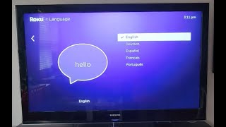 How to change the language on ROKU