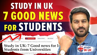 Study in UK: 7 Good News Students - More Benefits | January & September 2025 Intake