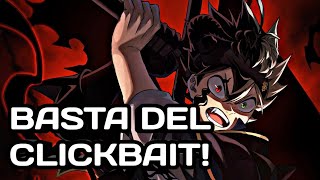 ¡NO, NO ES EL FIN DE BLACK CLOVER MOBILE! - BASTA DEL CLICKBAIT...