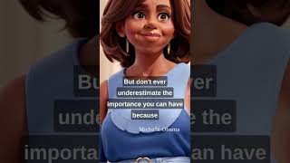 Michelle Obama's Empowering Quotes || #motivation #quotes #shorts