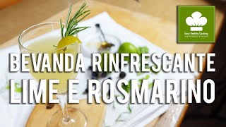 Bevanda rinfrescante al lime e rosmarino | Ricetta | Vegan | Senza glutine né lattosio