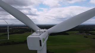 Vestas v90 im Windpark Saint-Alban (Dji mini 2)