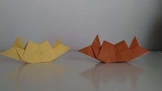 How to Make a Origami Crab