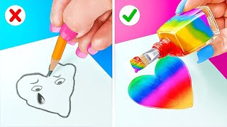 Grand Art Challenge! Who Will Draw Better And Take The Main Prize?🏆Cool Painting Tips For You!💛