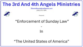 THE LAST GENERATION "Enforcement of The Sunday Law" Evangelist: Richard Gonzales Jr