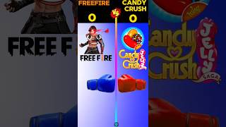 Candy crush 🆚 Free Fire #candycrushsaga  #freefire #gaming#candycrush #shorts @JJ.Ki.FACT.