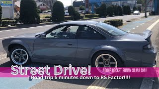 I street drove the 400hp Rocket Bunny  S14 Silvia