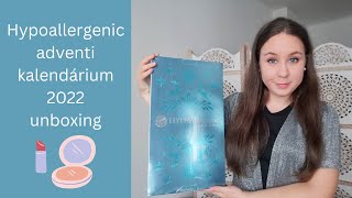 Hypoallergenic adventi kalendárium 2022 unboxing