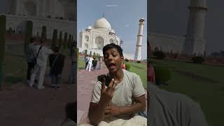 Ham tajmahal pahunch liya 🤪🤭 #comedy #viral video #YouTube short #tajmahal