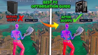 The *ONLY* pc 🔧OPTIMISATION🔧 guide you will need (+360FPS)✅