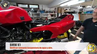 22. BMW K1 COMPROBACION DE SENSORES TEMPERATURA, AGUA Y AIRE.