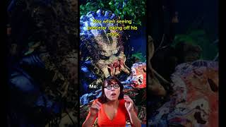 Me seeing Predator taking off his mask #youtubeshorts #predator #funny #comdey #humor