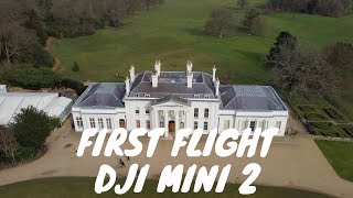 MY FIRST FLIGHT DJI MINI 2 | Aerial videography shots in our local park