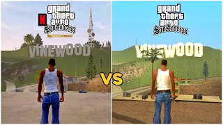 GTA San Andreas Orginal vs Netflix Edition