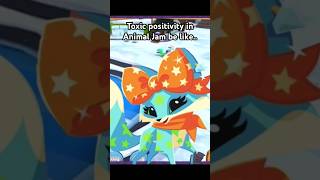 Funny skit I made for my video on toxic positivity.  #aj #animaljam #animaljamskit #toxicpositivity