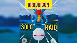 Druddigon Solo Raid #pokemongo #soloraid #druddigon #pokemongoraid