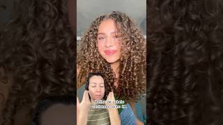 Rotina para cabelo cacheado cacho 3A #finalização #hairtutorial #hairhacks #beautyhacks #curlyhair