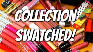 My ENTIRE Liquid Lipstick Collection Swatched!