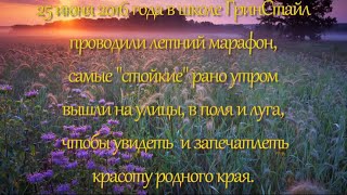 школа питания ГринСтайл .Марафон "Мы это делали, пока вы спали. 10000 шагов 25.06.2016г."