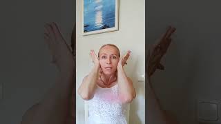 Фасциальный лифтинг лица. Часть 3 #shorts  #faceyoga