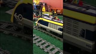 Lego Train 60336 Yellow and Blue Freight Train.  #legotrains  #legotrain60336  #legos