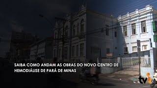 Saiba como andam as obras do novo centro de hemodiálise de Pará de Minas