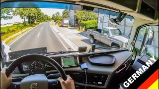 POV truck Driving Volvo fh13 500-Germany 🇩🇪 Ohrum,cockpit view 4K