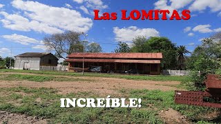 BELGRANO CARGAS. C25. Estación Las LOMITAS, pueblo donde estuvo PRESO Carlos MENEM.