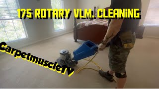 Rotary Vlm with the 17 inch Triple S.  Carpet cleaning.