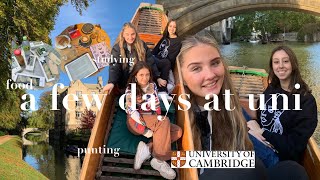 a week(ish) at cambridge - studying, food, punting | autumn journals