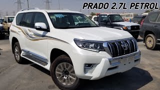 New Toyota Land Cruiser Prado 2021 Top Option- 2.7L Petrol VX White Color