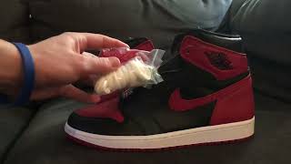 Air Jordan 1 Bred Unboxing ASMR