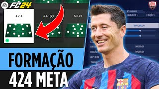 FC 24 | FORMAÇÃO 424 ATUALIZADA! Melhor tática meta do Ultimate team EA FC 24